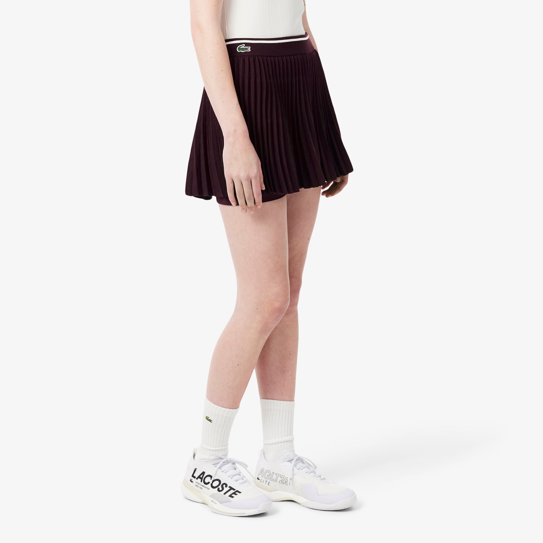 Pleated Interlock Tennis Heritage Skirt image number 1