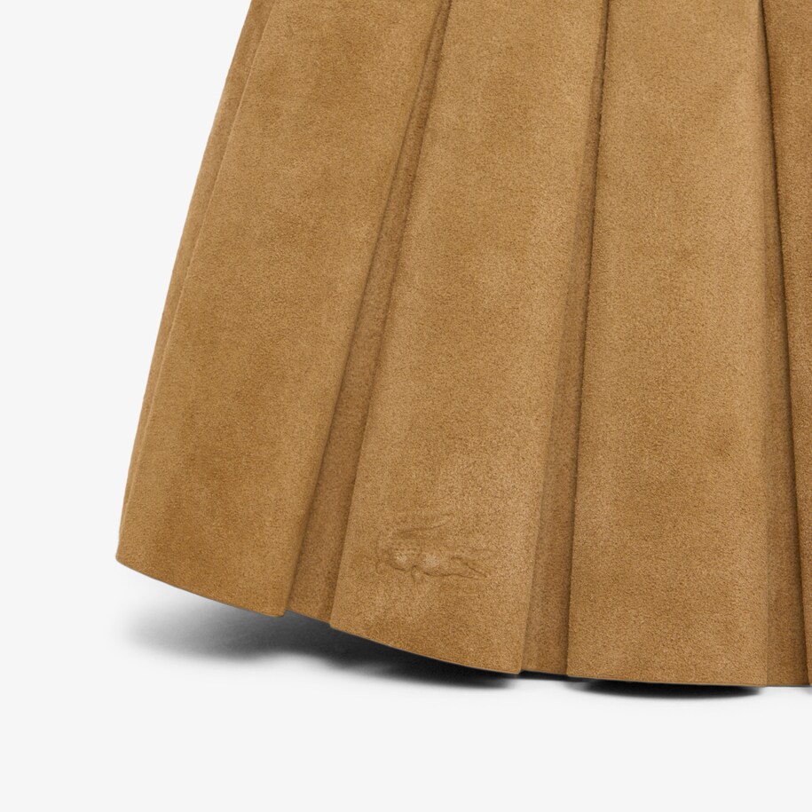 Medium Lenglen Suede Leather Purse image number 4