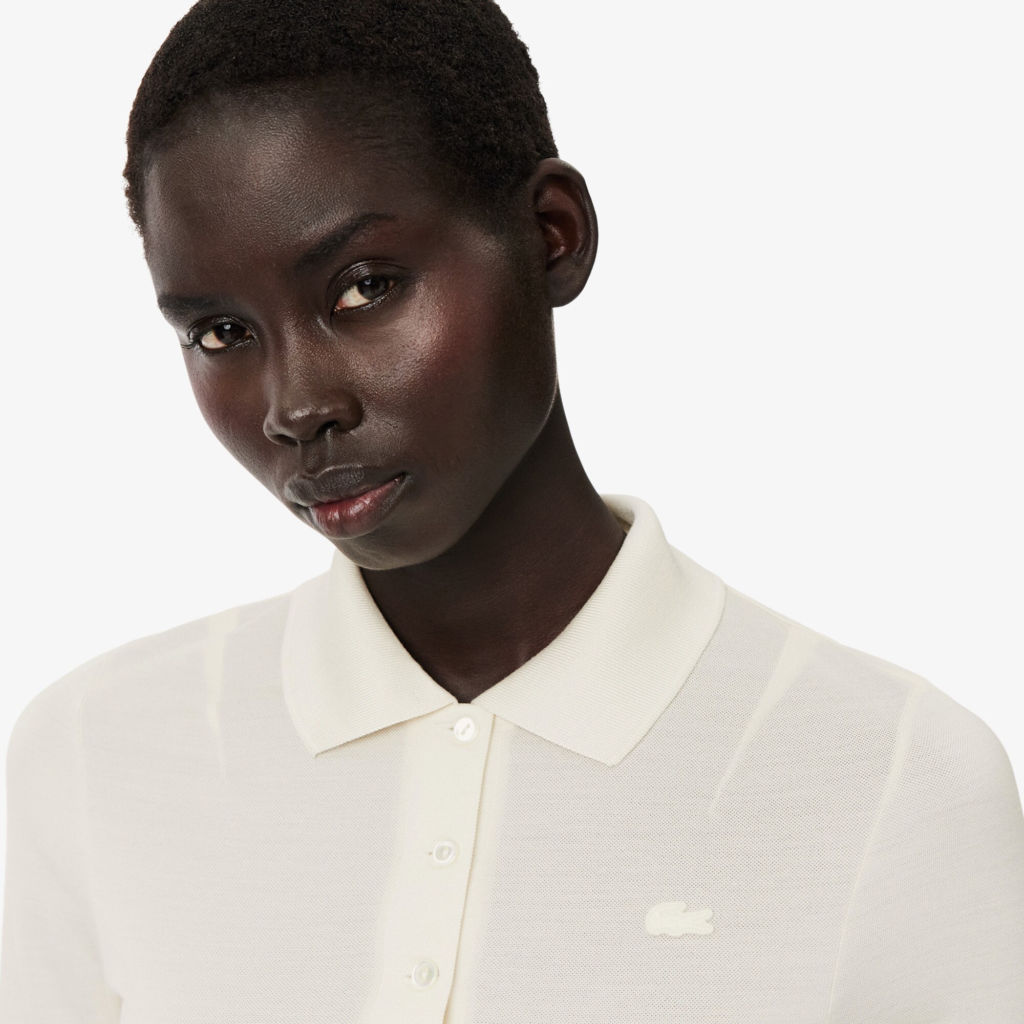 Runway Slim Fit Silk Mini-Piqu&eacute; Polo Shirt image number 1