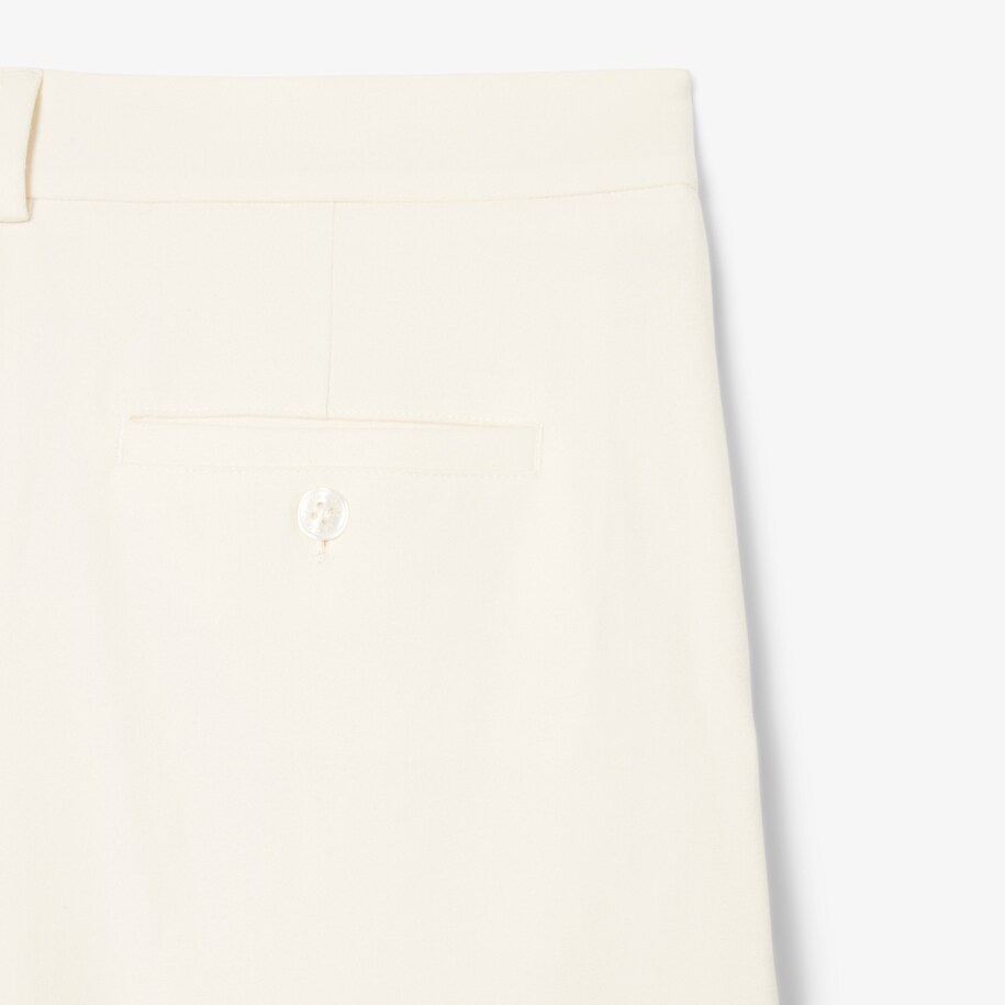 Oversized Pleated Flannel Pants image number 5