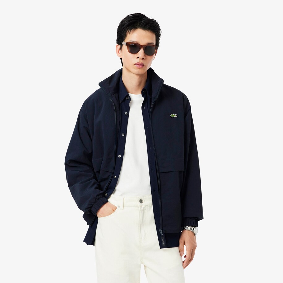 Technical Nylon Water-Repellent Windbreaker image number 0