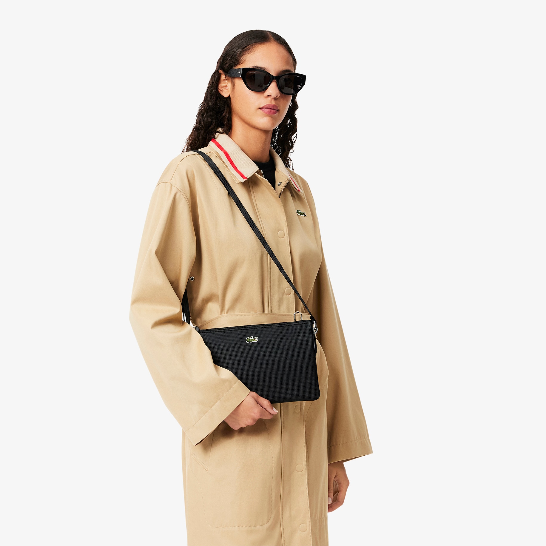 Women&rsquo;s Lacoste L.12.12 Flat Purse with Removable Strap image number 5