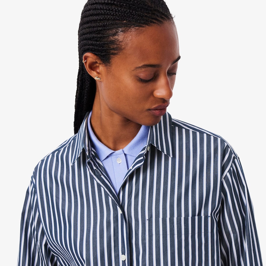 Oversized Cotton Poplin Shirt image number 1