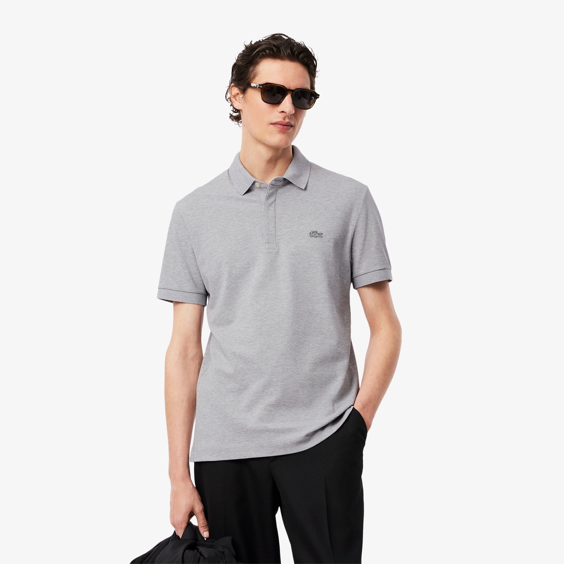 Regular Fit Paris Stretch Piqu&eacute; Polo Shirt image number 0