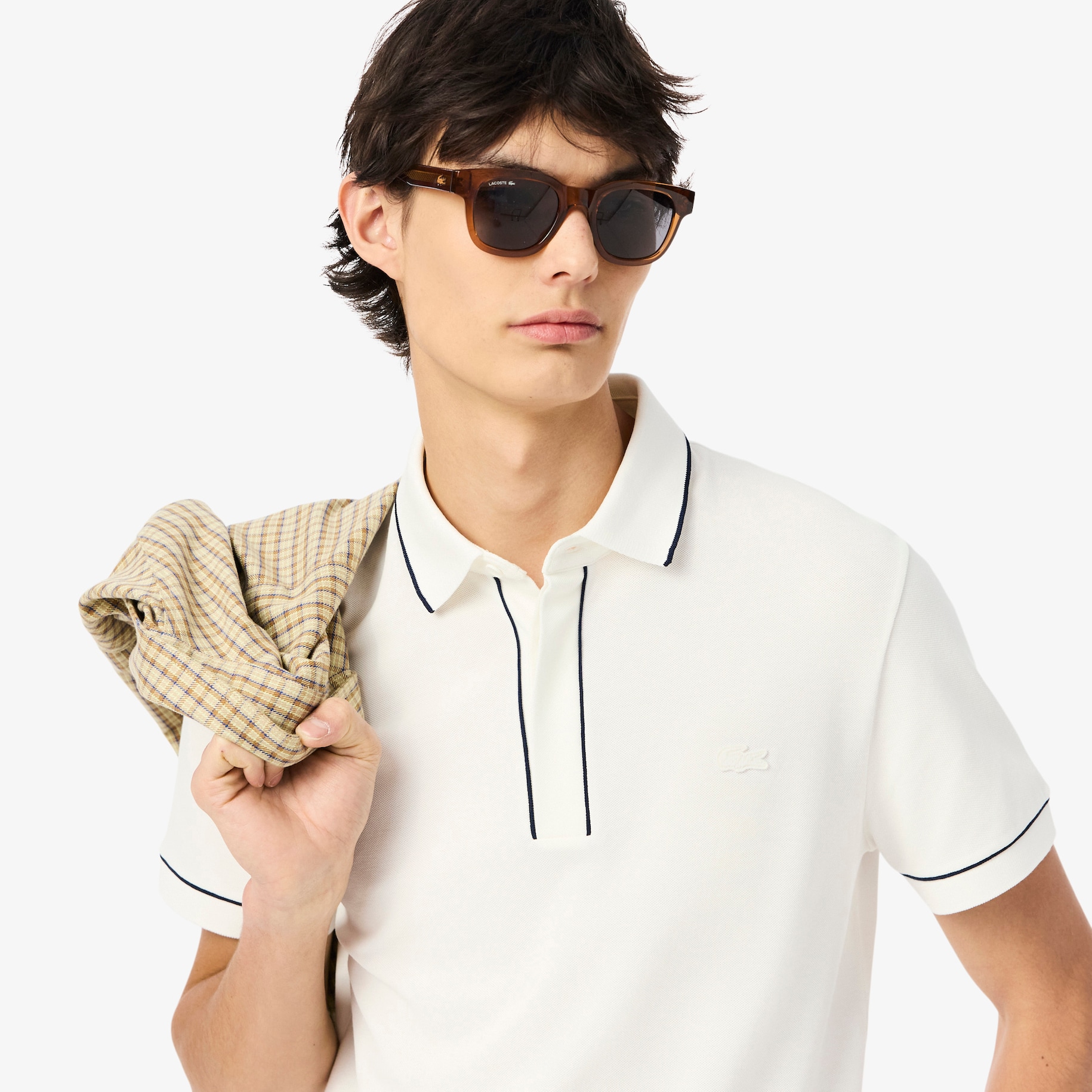 Regular Fit Paris Stretch Piqué Polo Shirt image number 1