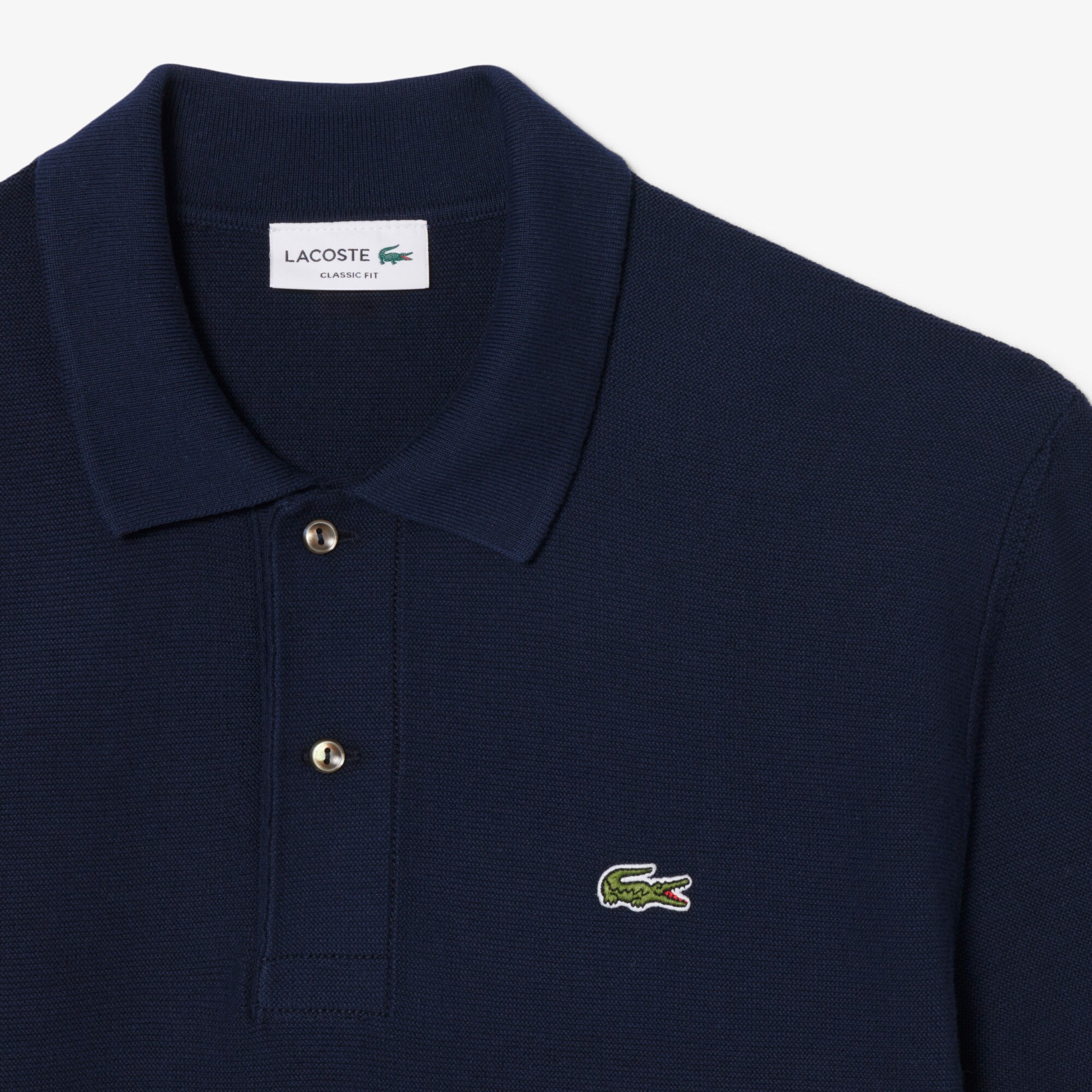 Classic Fit Knitted Polo Shirt image number 4