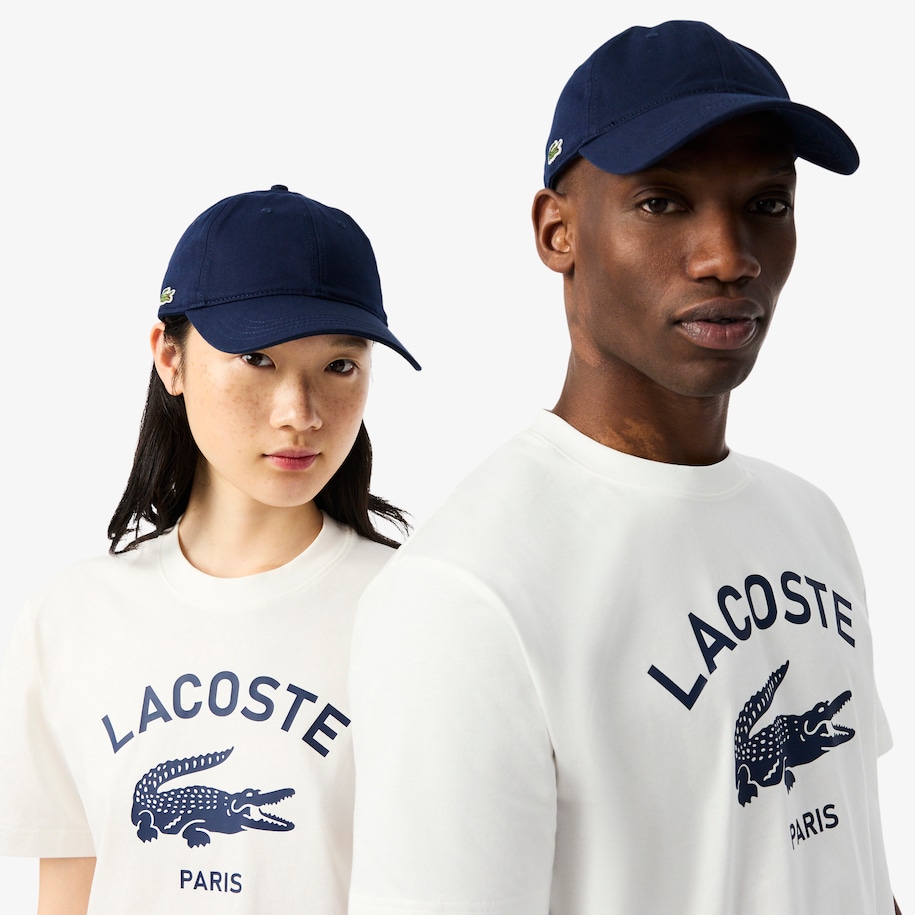 Unisex Lacoste Organic Cotton Twill Cap image number 4
