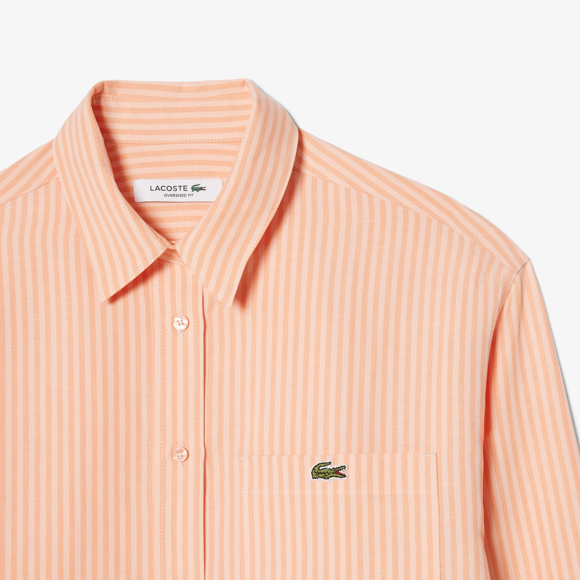 Oversized Linen Blend Shirt image number 4
