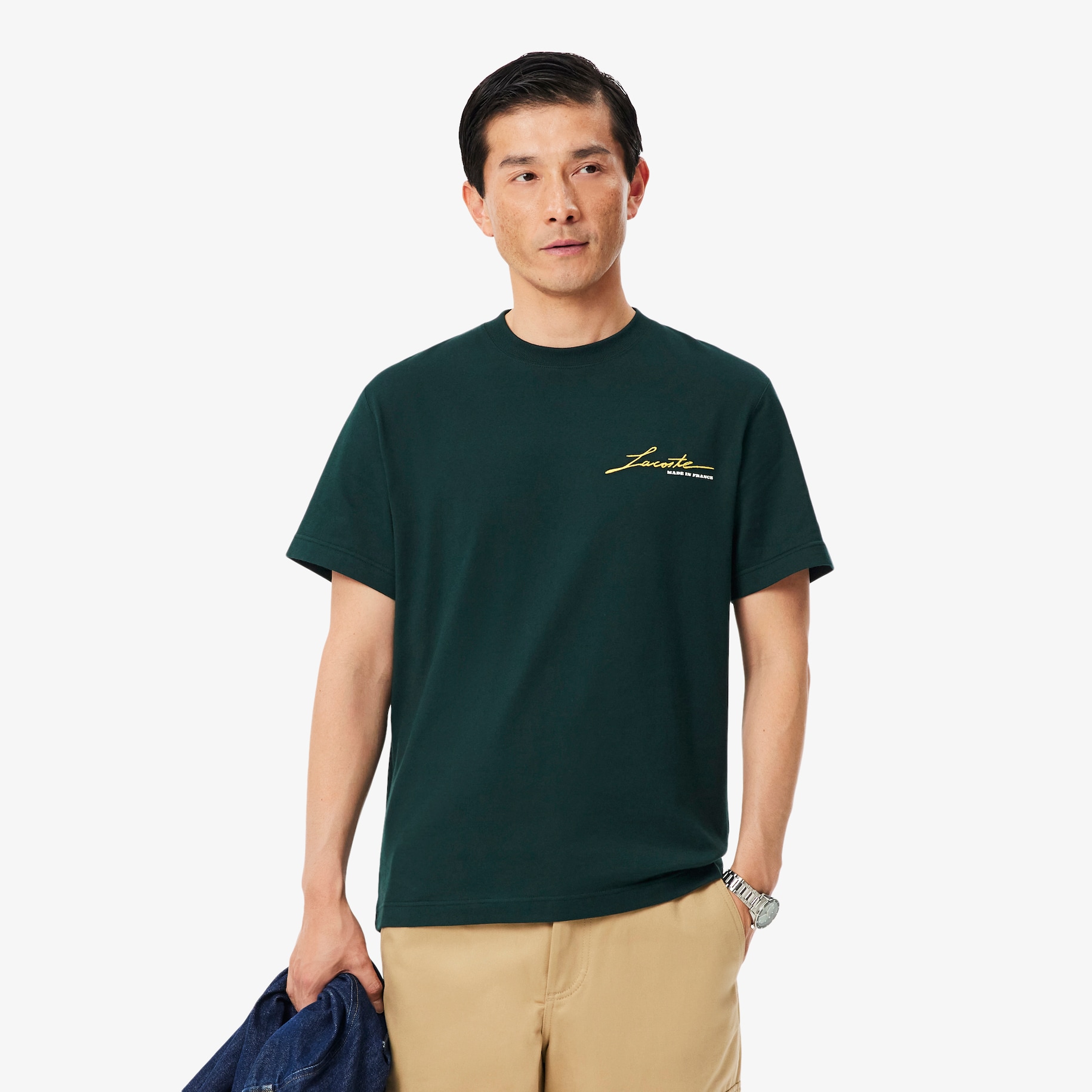 French Made Signature Embroidery T-shirt image number 0