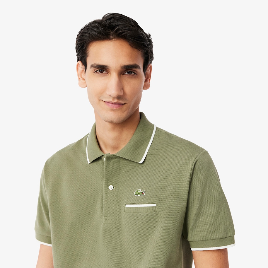Classic Fit Pocket Accent L.12.12 Polo Shirt image number 1
