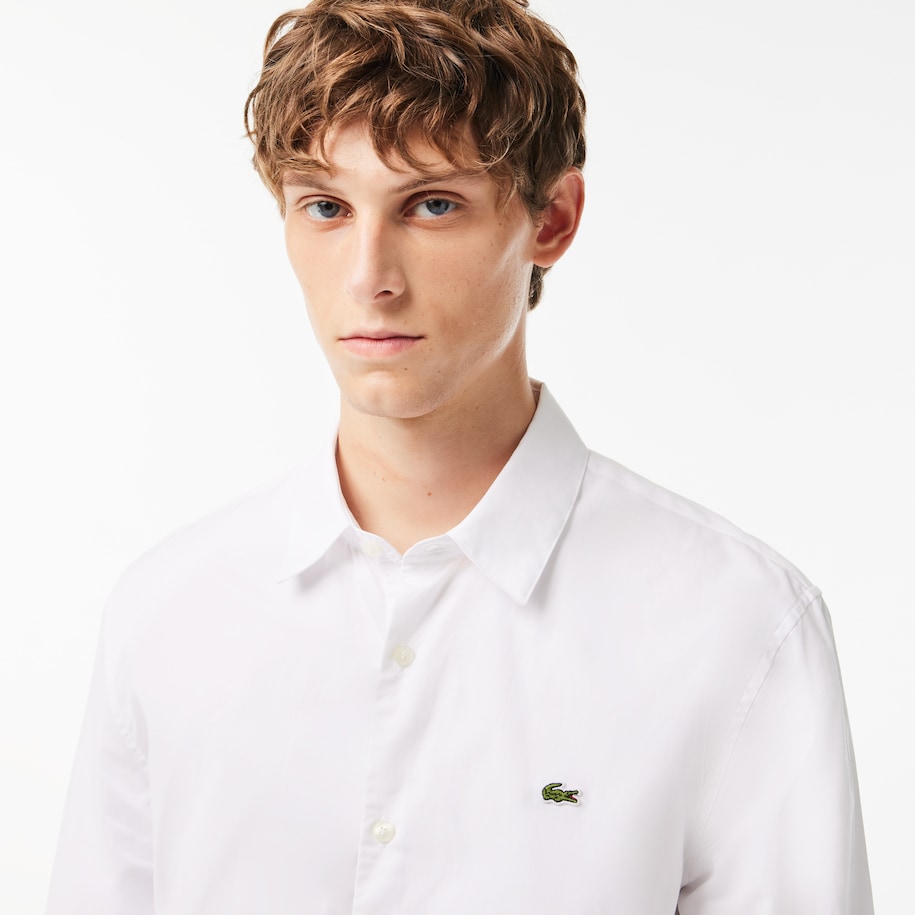 Slim Fit Stretch Poplin Shirt image number 1