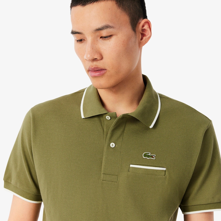 Classic Fit Pocket Accent L.12.12 Polo Shirt image number 1