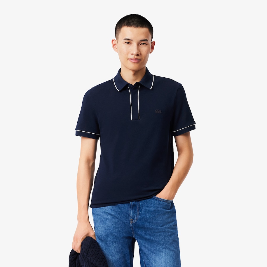 Regular Fit Paris Stretch Piqu&eacute; Polo Shirt image number 0