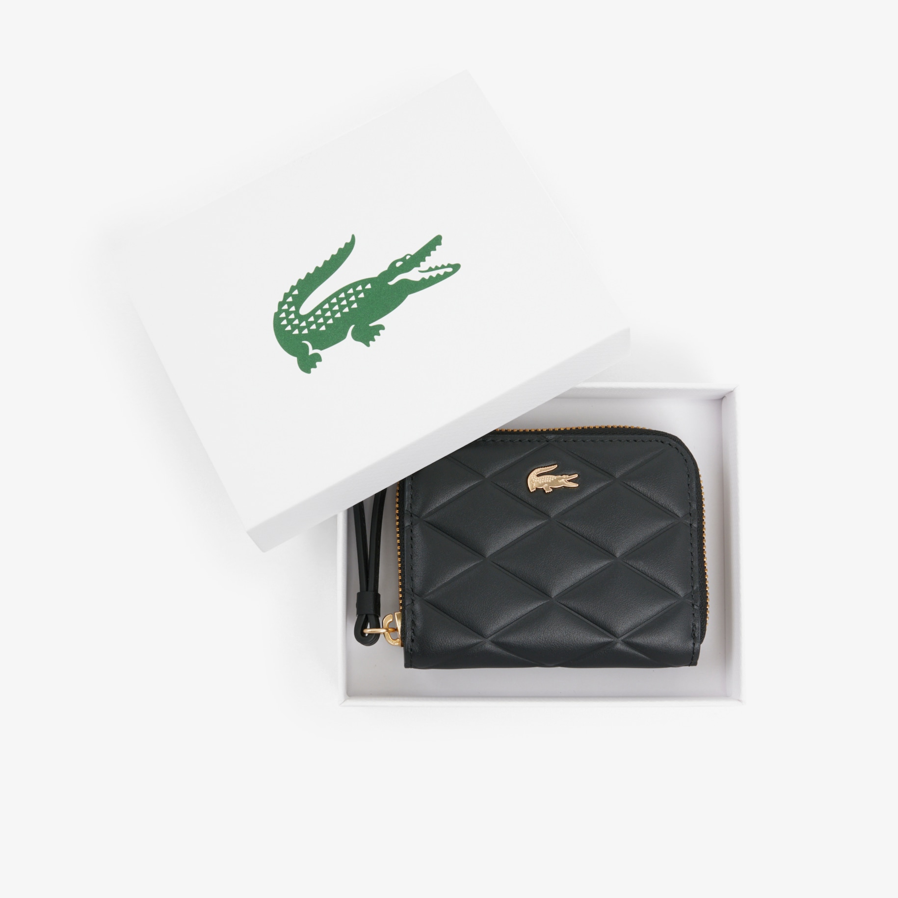 Small Crocodelle Leather Coin Purse image number 4