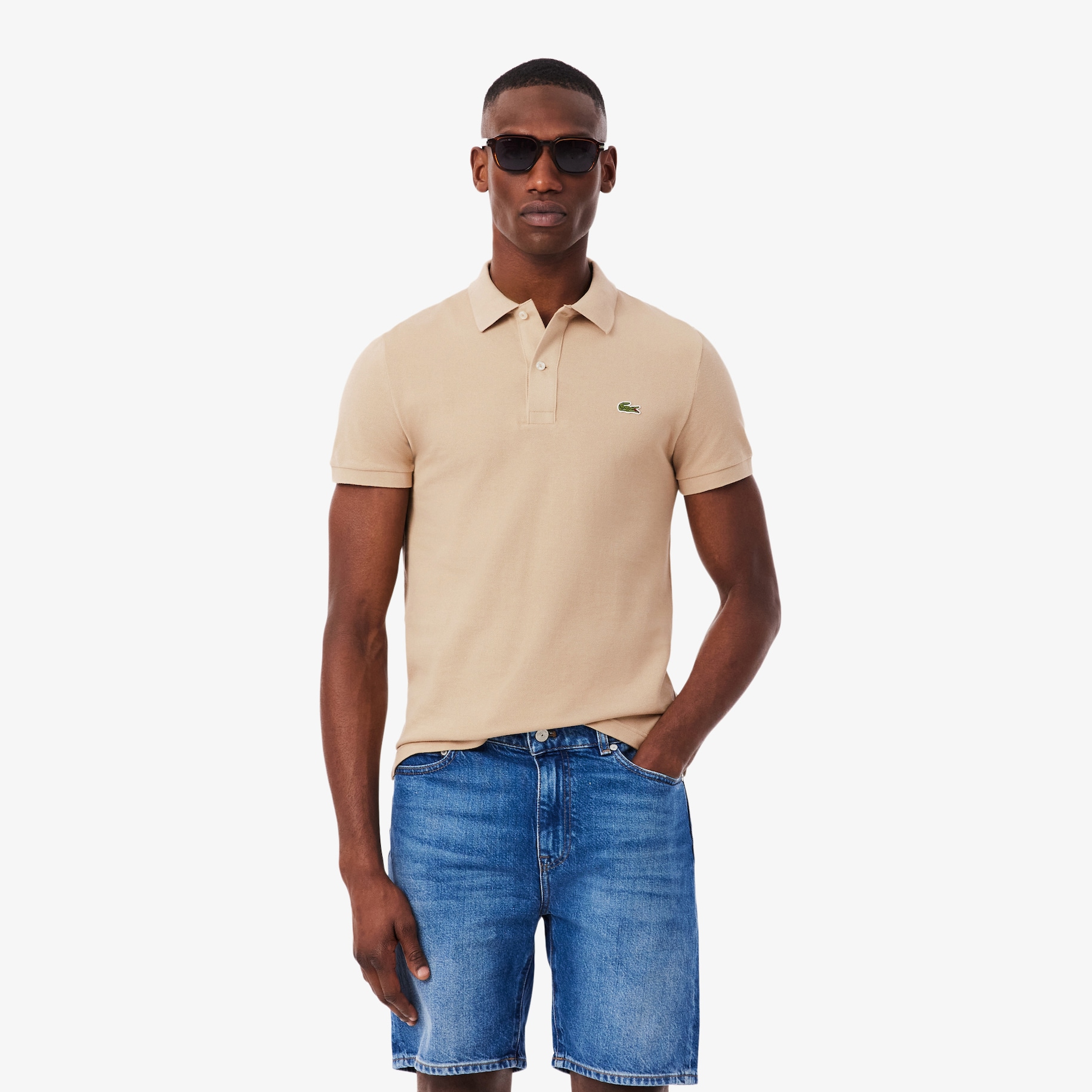 Slim Fit L.12.12 Piqu&eacute; Polo Shirt image number 0