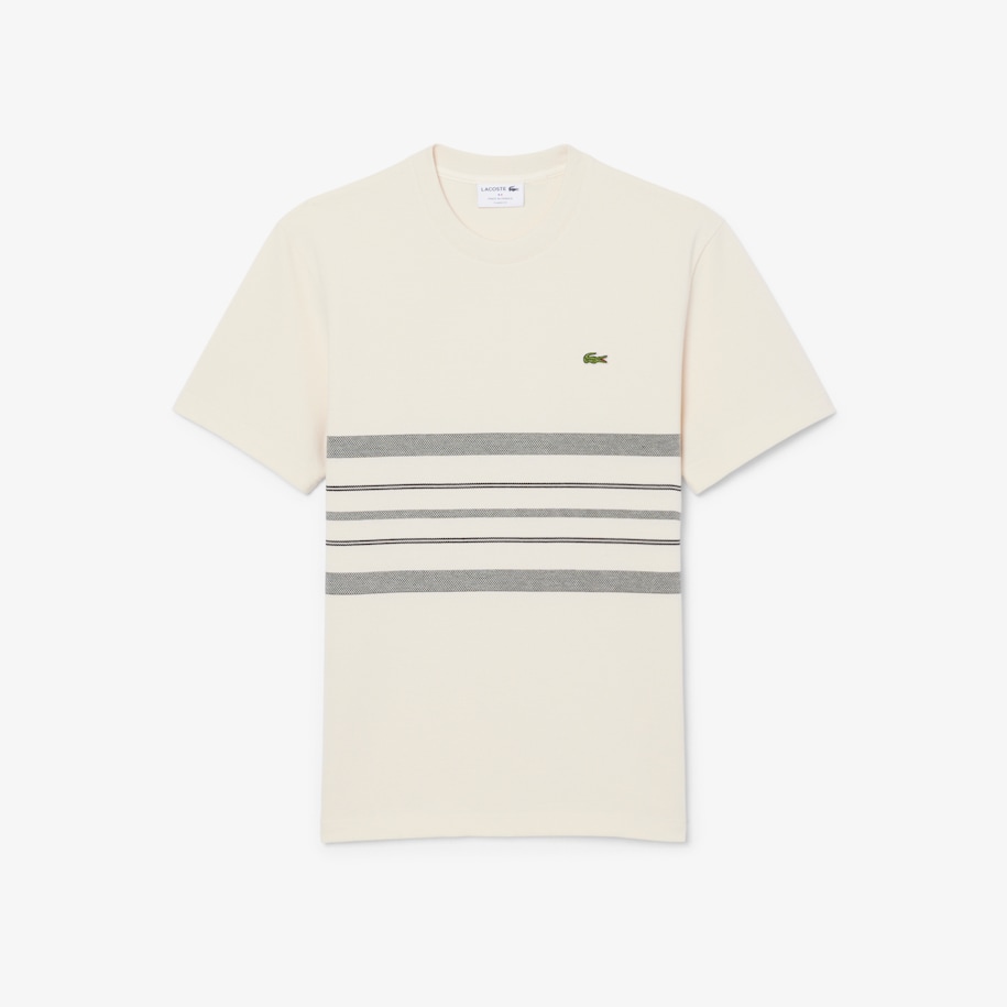 French Made Striped Piqu&eacute; T-shirt image number 3