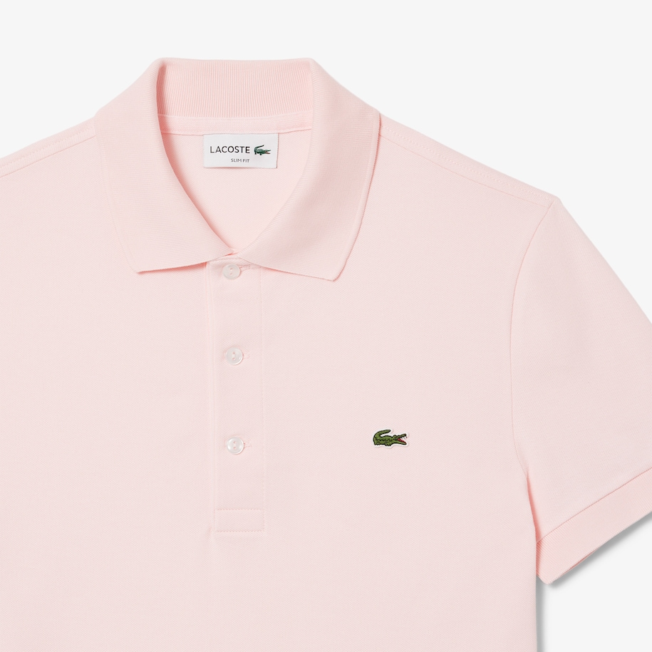 Slim Fit Stretch Piqué Polo Shirt image number 1