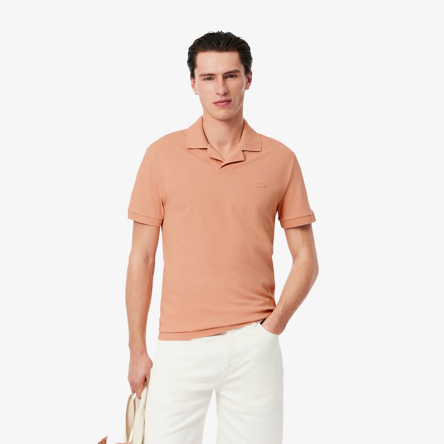 Classic Fit Open Neck Paris Polo Shirt image number 0