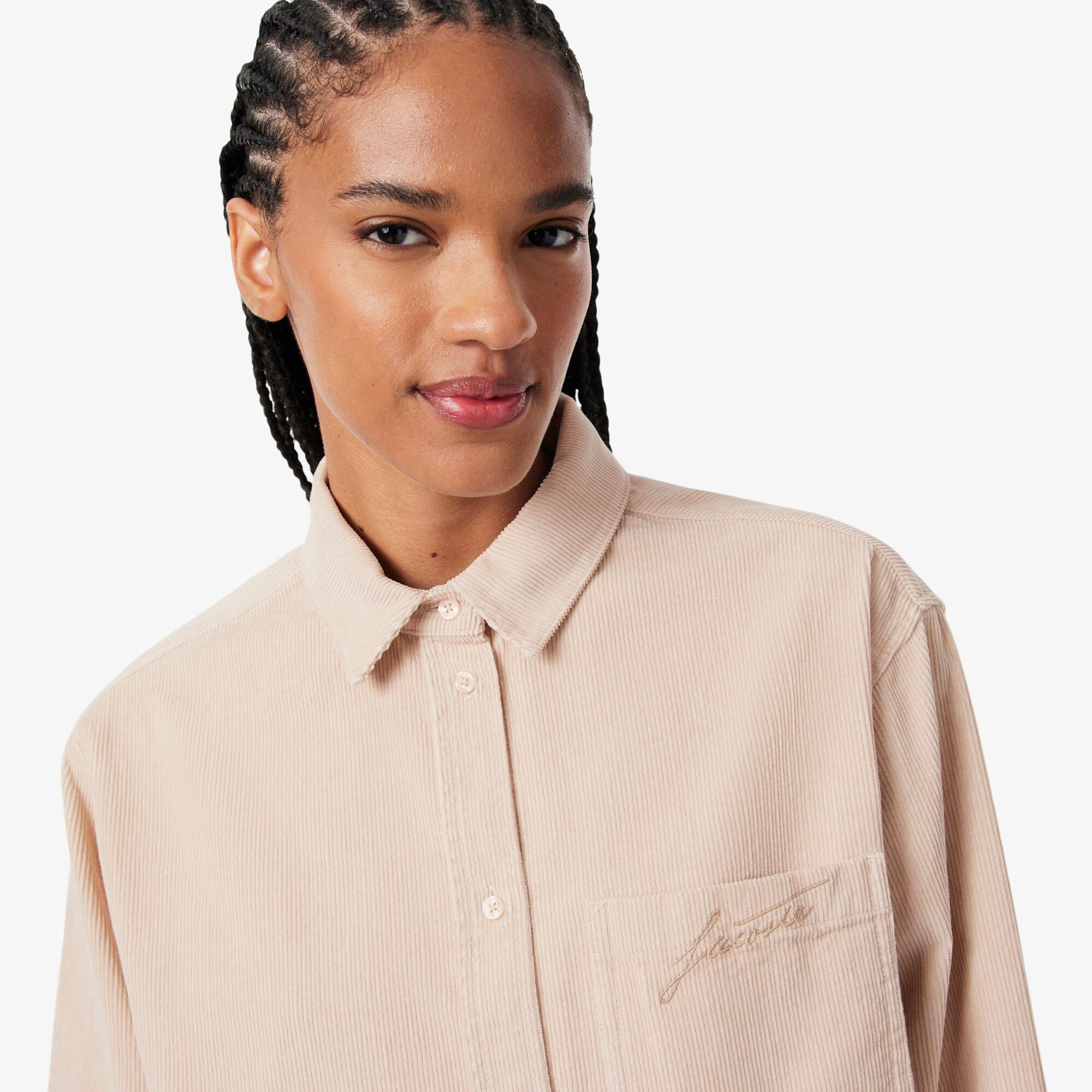Oversized Corduroy Overshirt image number 1