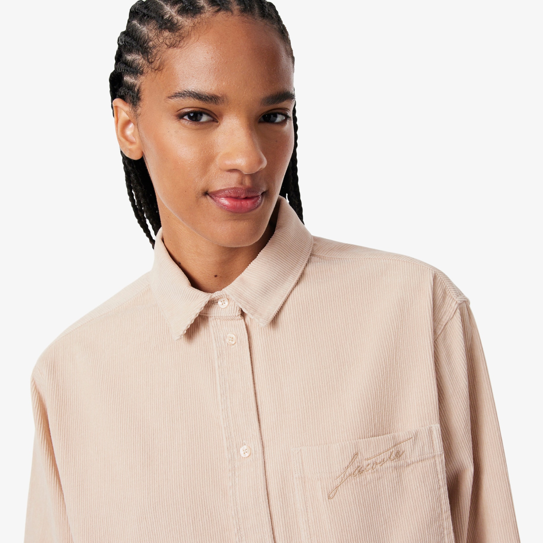 Oversized Corduroy Overshirt image number 1