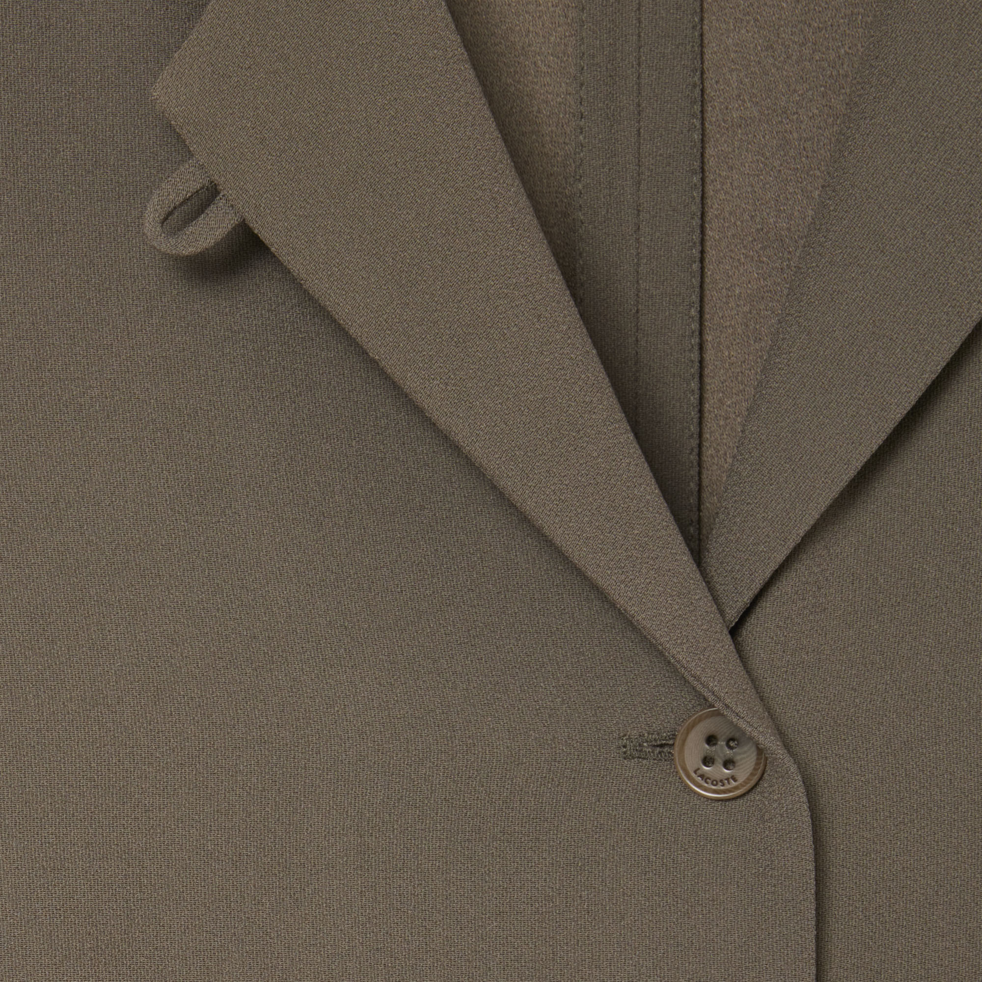 Runway Logo Polo Collar Piqu&eacute; Dress image number 6