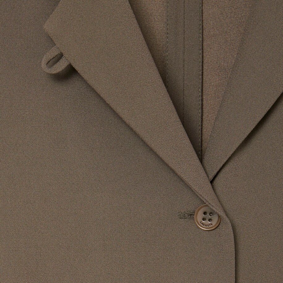 Runway Logo Polo Collar Piqu&eacute; Dress image number 6