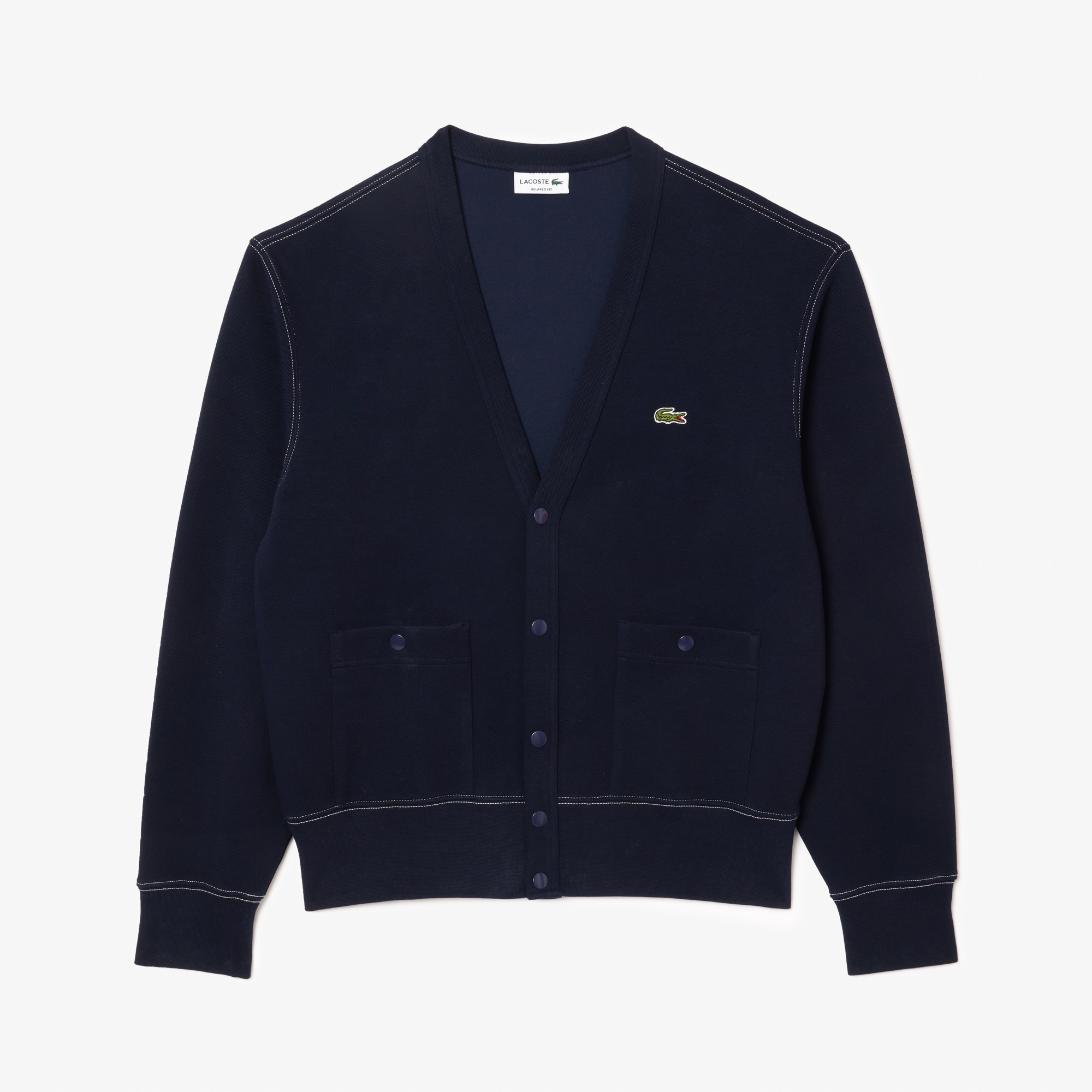 Double Face Piqué Cardigan image number 3