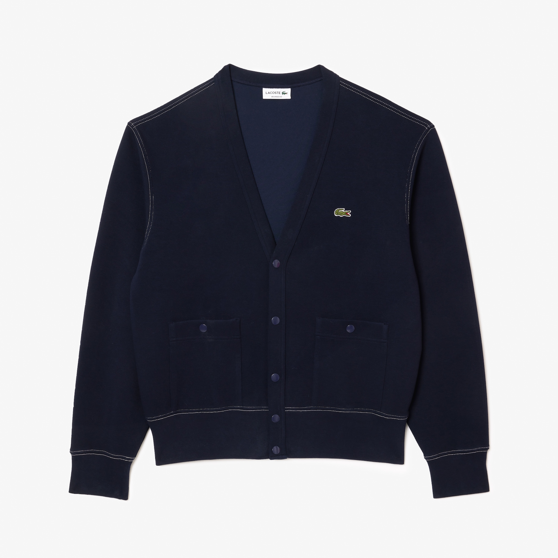 Double Face Piqué Cardigan image number 3