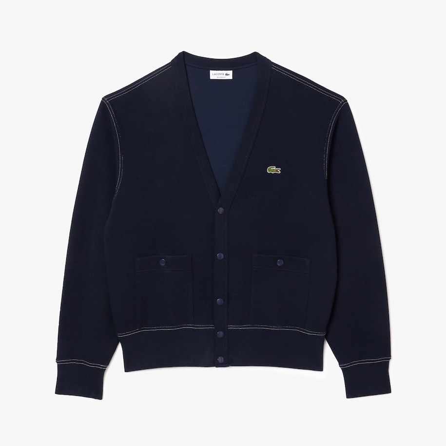 Double Face Piqué Cardigan image number 3