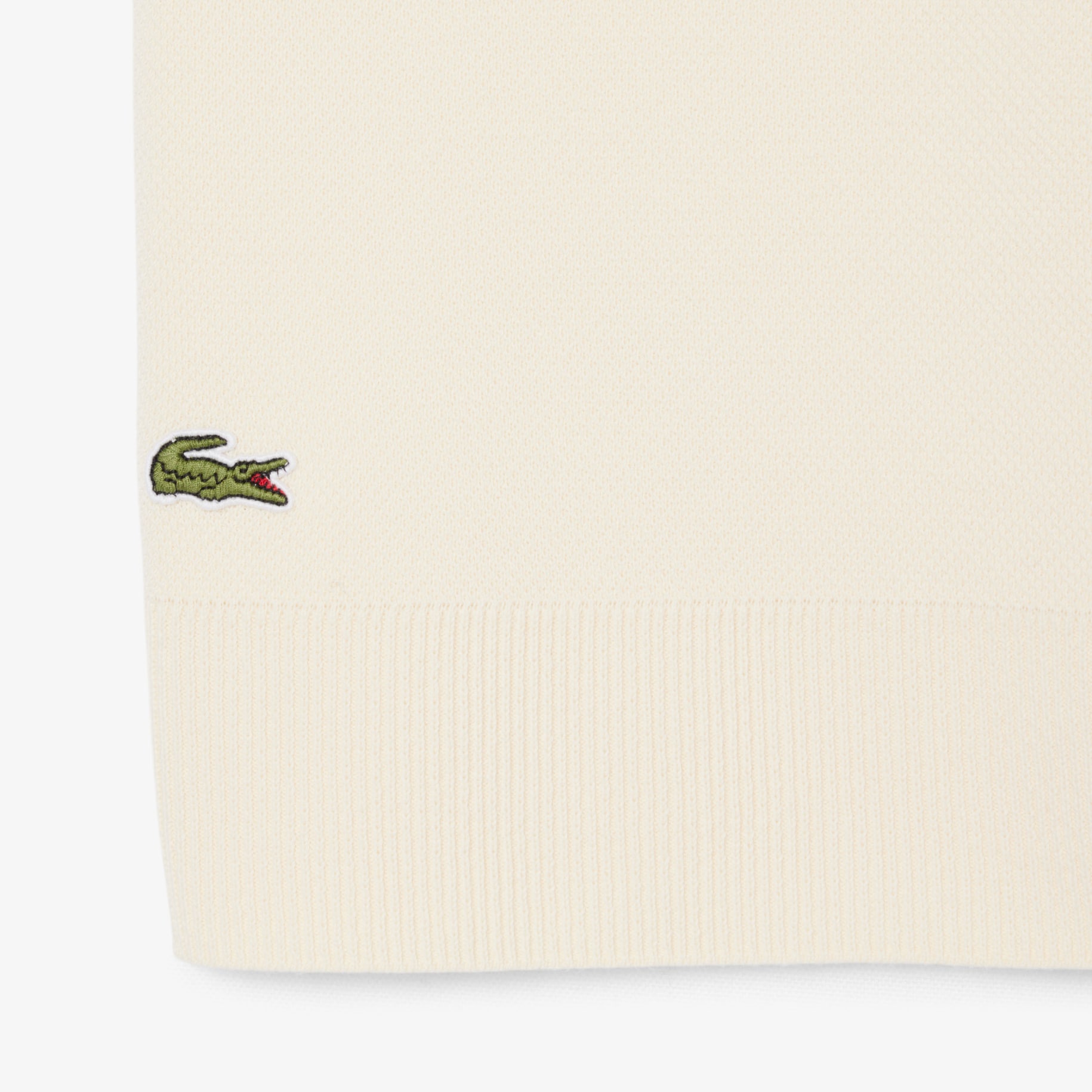 French Made Badge Accent Polo Collar Sweater image number 5