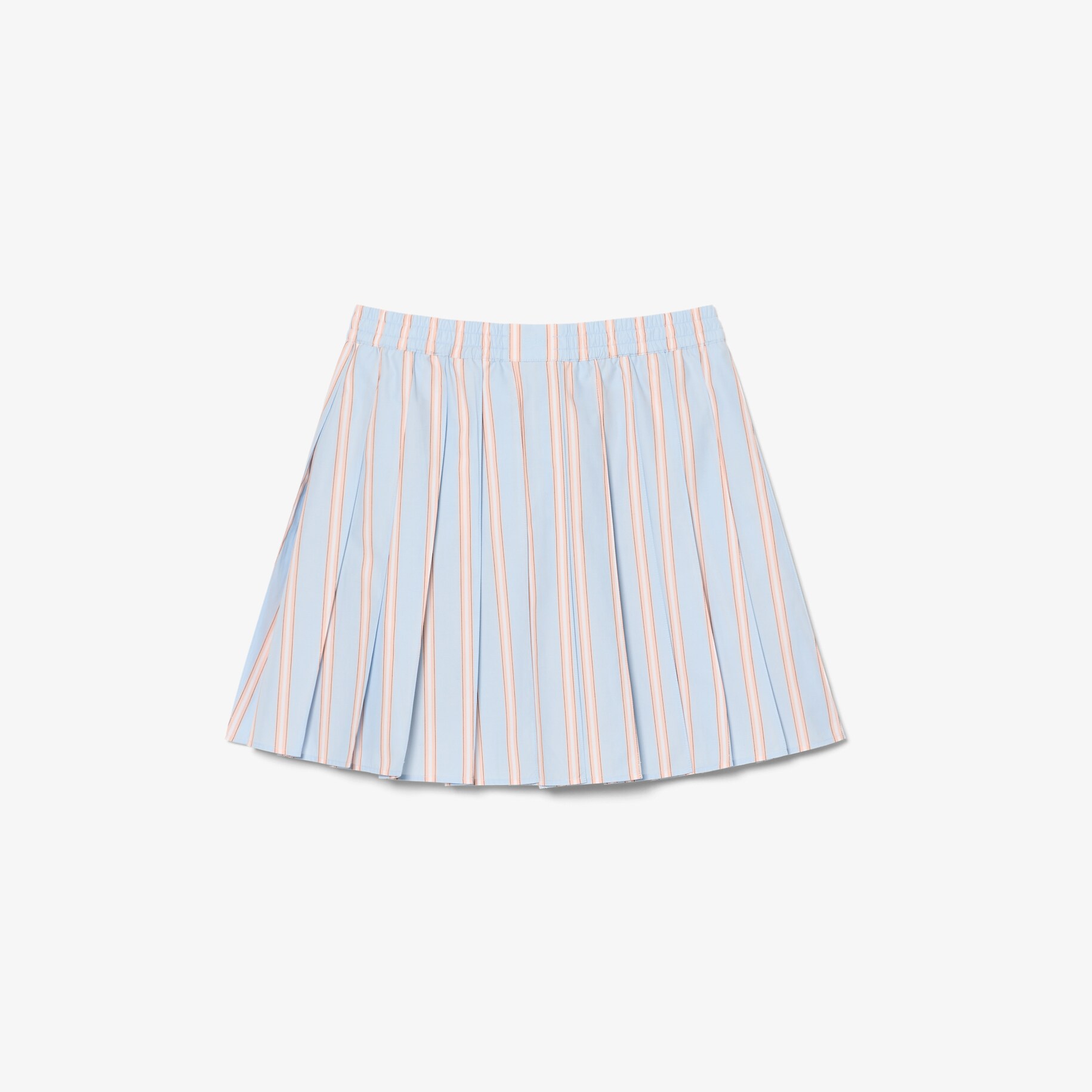 Poplin Short Striped Pleated Skirt image number 3