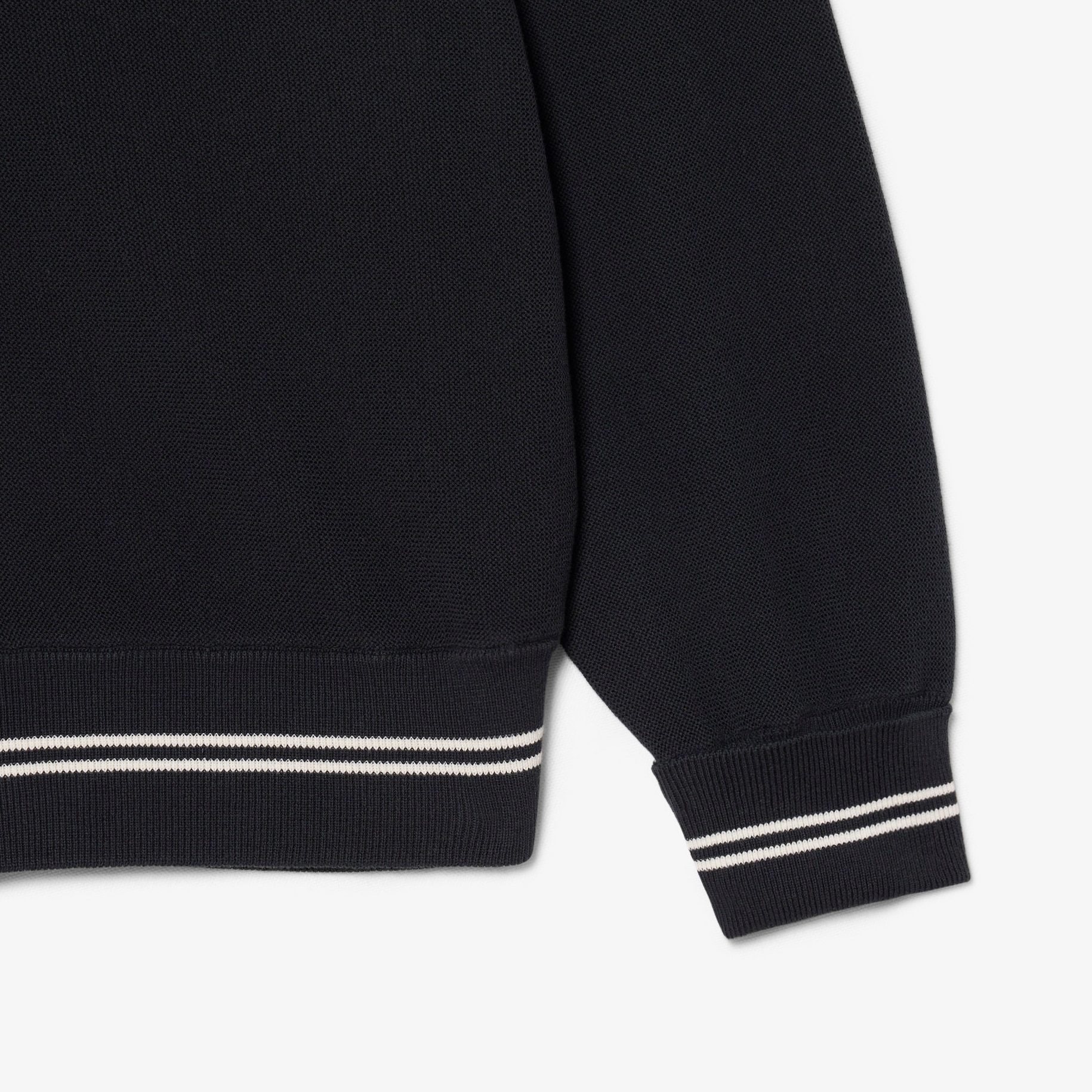 Relaxed Fit Stripe Detail Cotton Cardigan image number 5