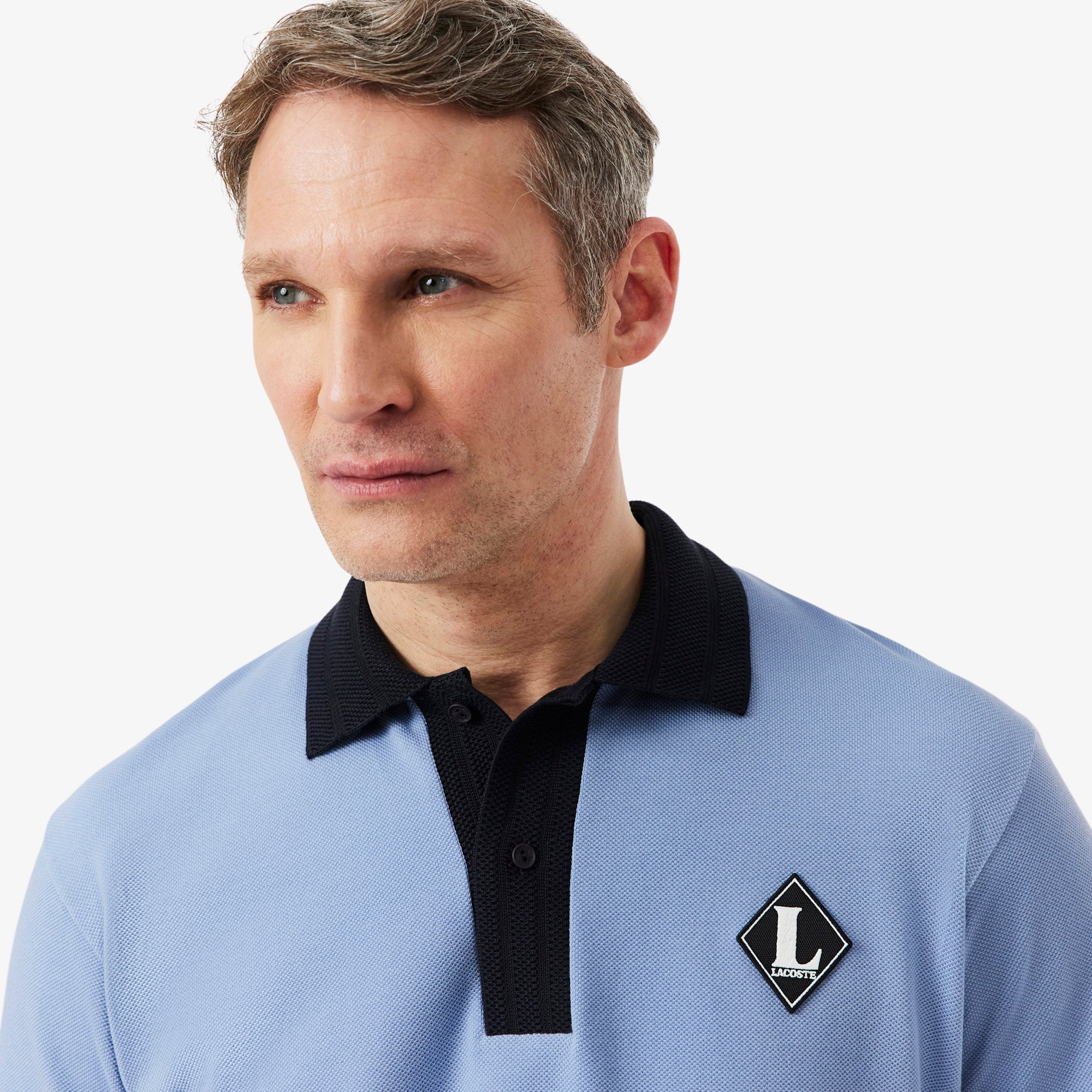 French Made Classic Fit Badge Polo Shirt image number 1