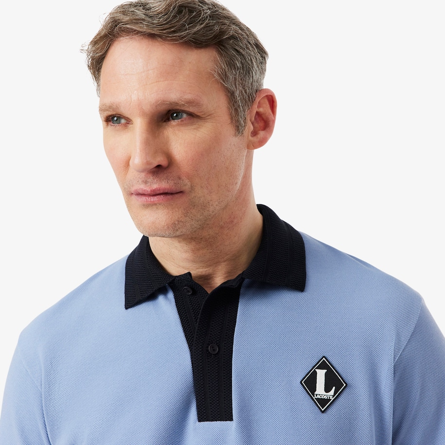 French Made Classic Fit Badge Polo Shirt image number 1