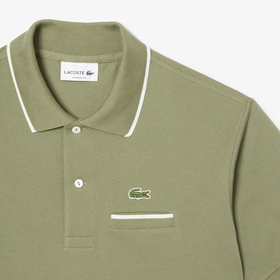 Classic Fit Pocket Accent L.12.12 Polo Shirt image number 4