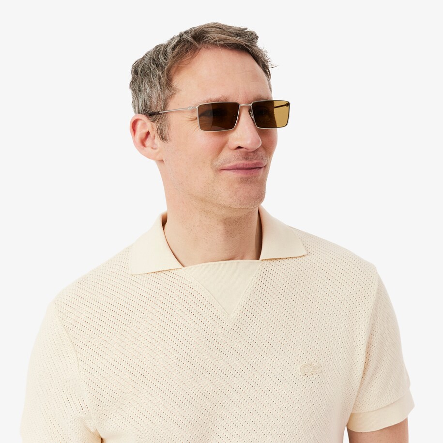 Regular Fit Lacy Cotton Polo Shirt image number 1