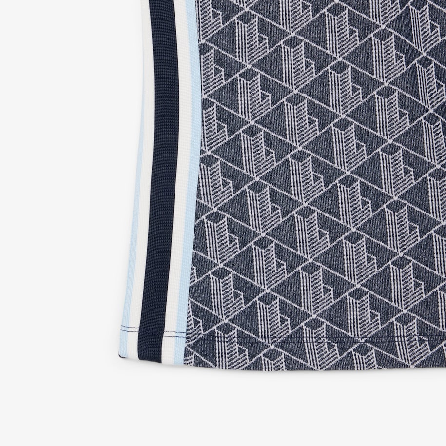 Slim Fit Monogram Jacquard Polo Shirt image number 5