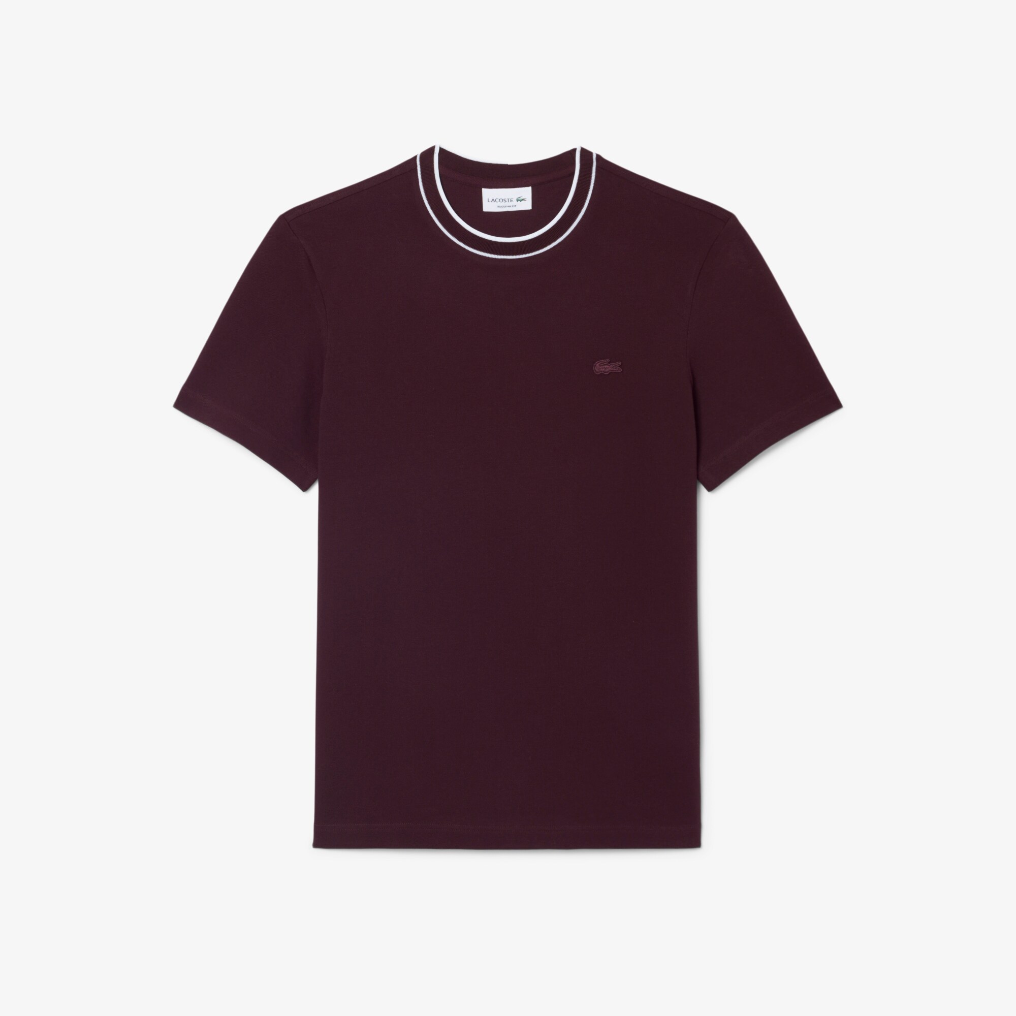 Stretch Piqu&eacute; Stripe Collar T-shirt image number 3