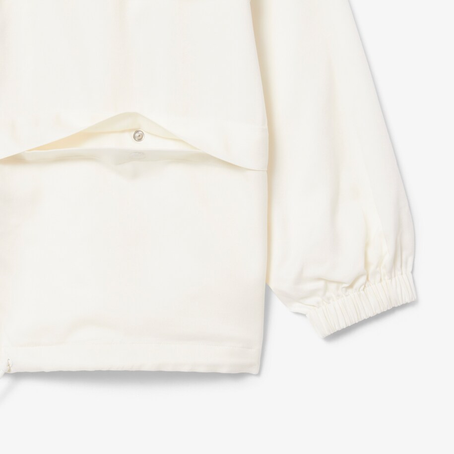 Oversized Linen Blend Track Jacket image number 5