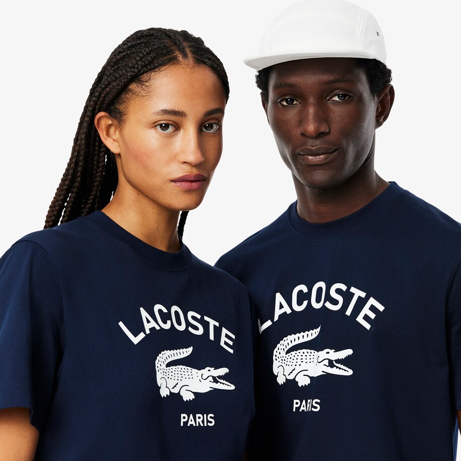 Signature Print Cotton T-shirt image number 1