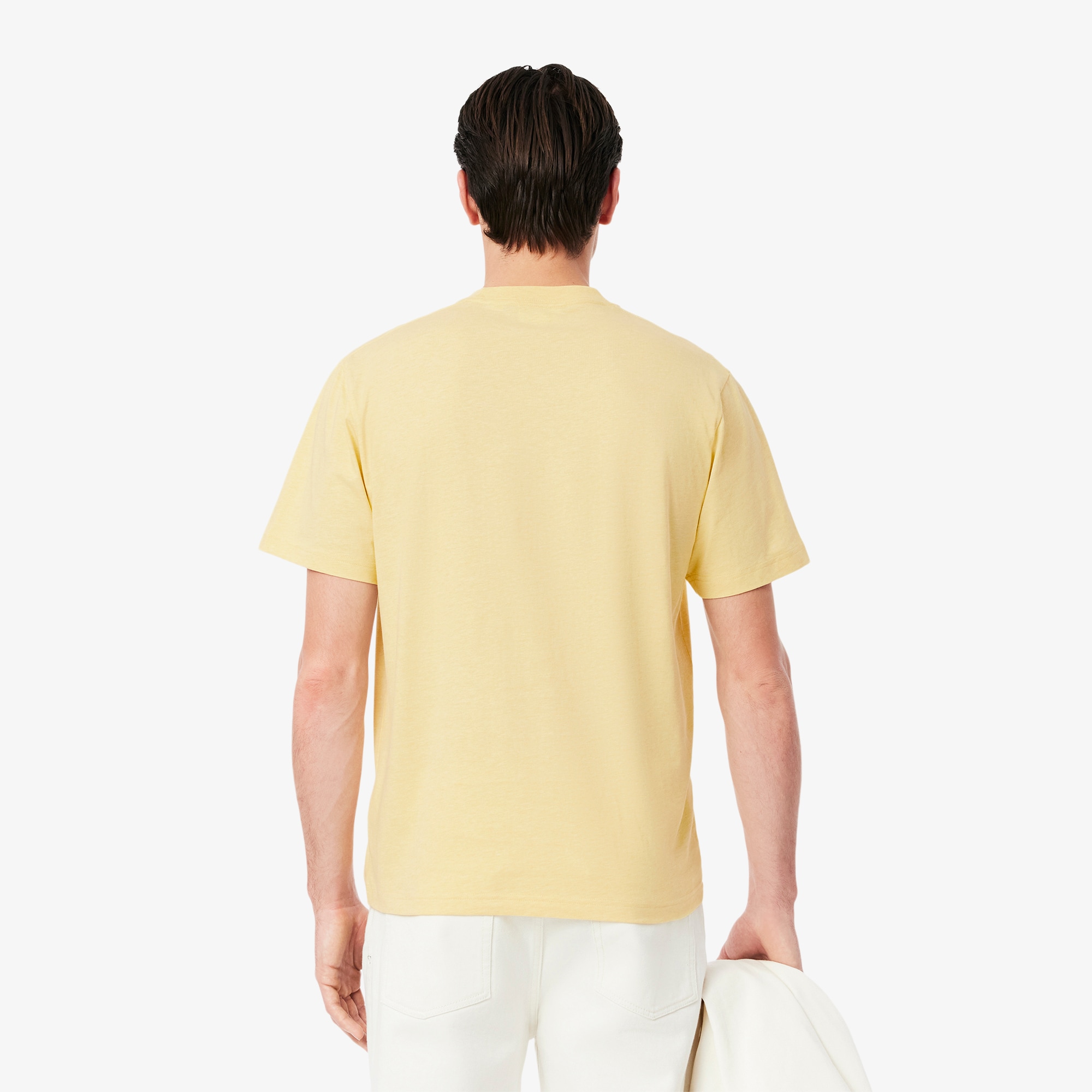 Cotton T-shirt with Breast Pocket image number 2