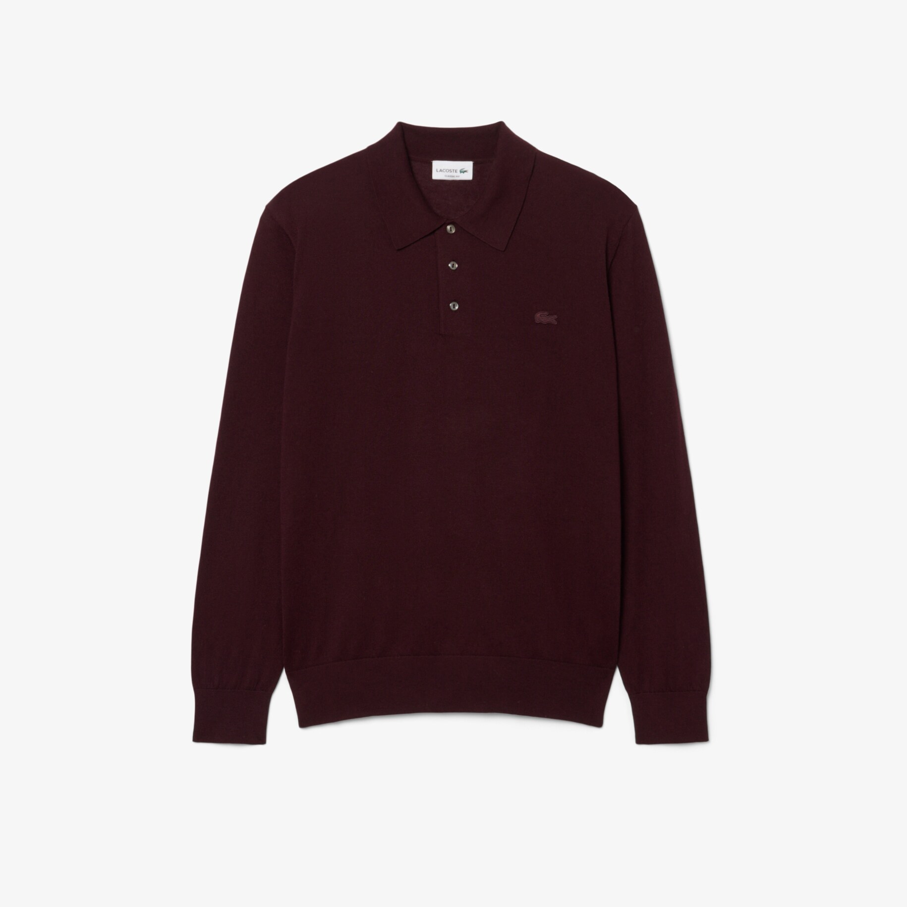 Cashmere Blend Polo Collar Sweater image number 0