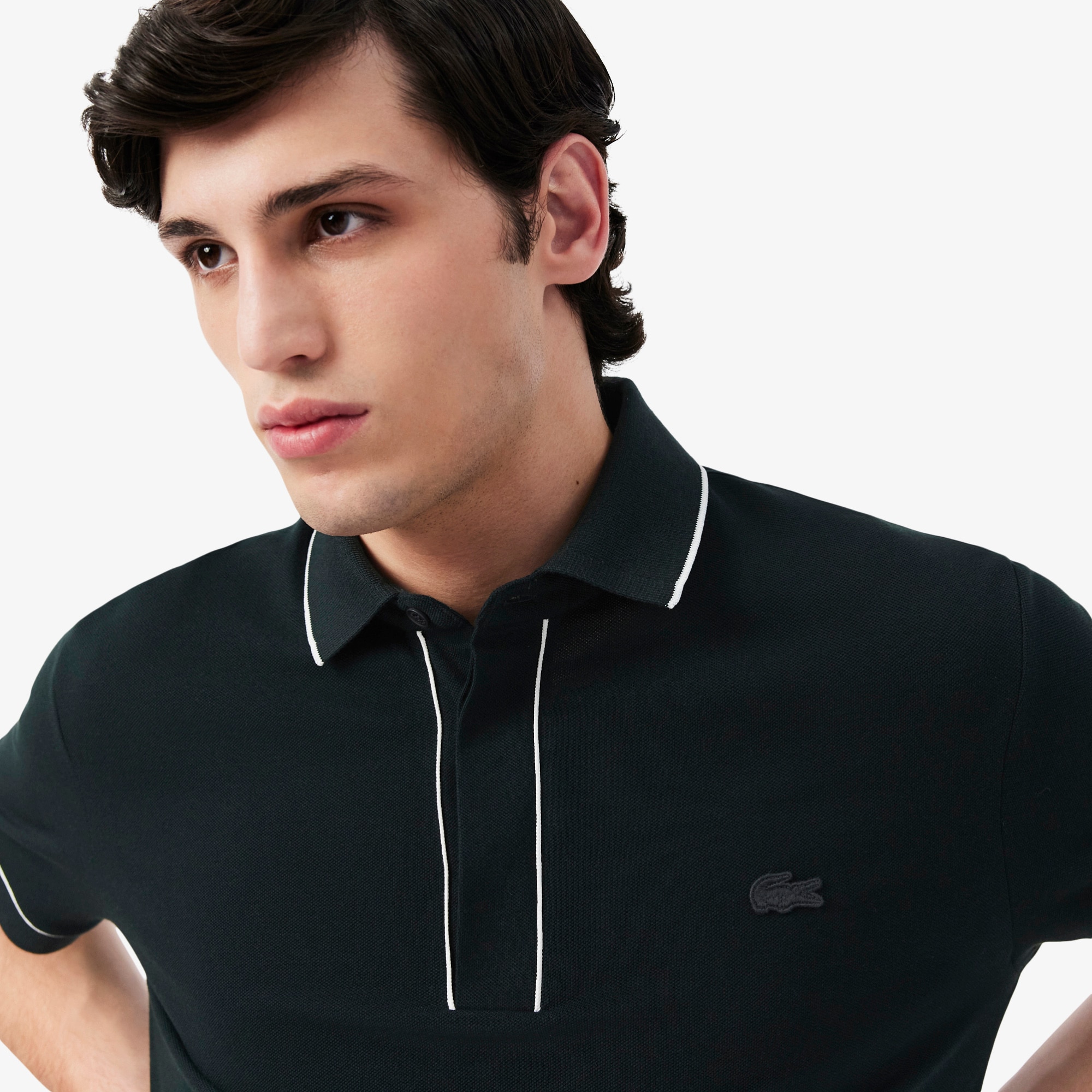 Regular Fit Paris Stretch Piqu&eacute; Polo Shirt image number 1
