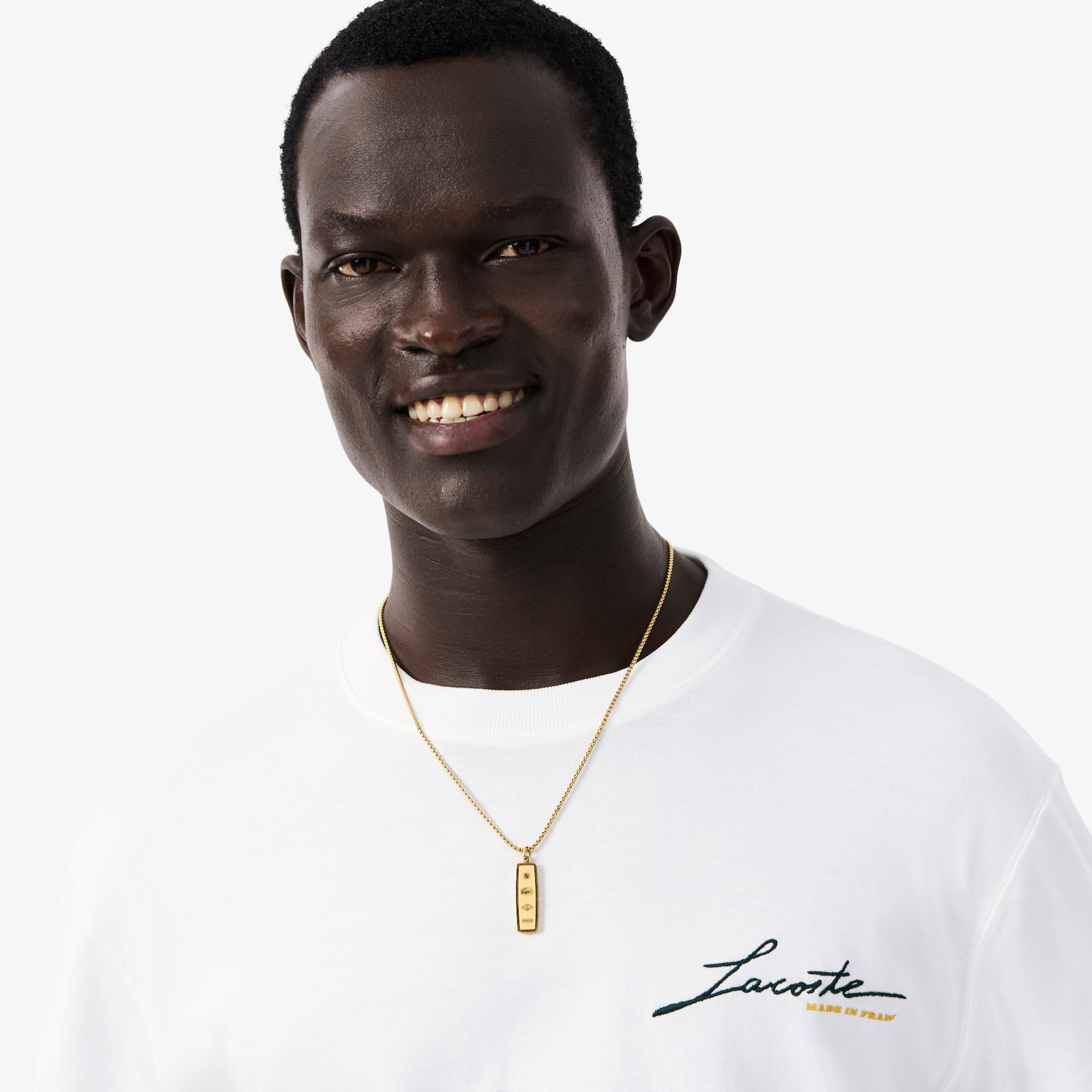 French Made Signature Embroidery T-shirt image number 1