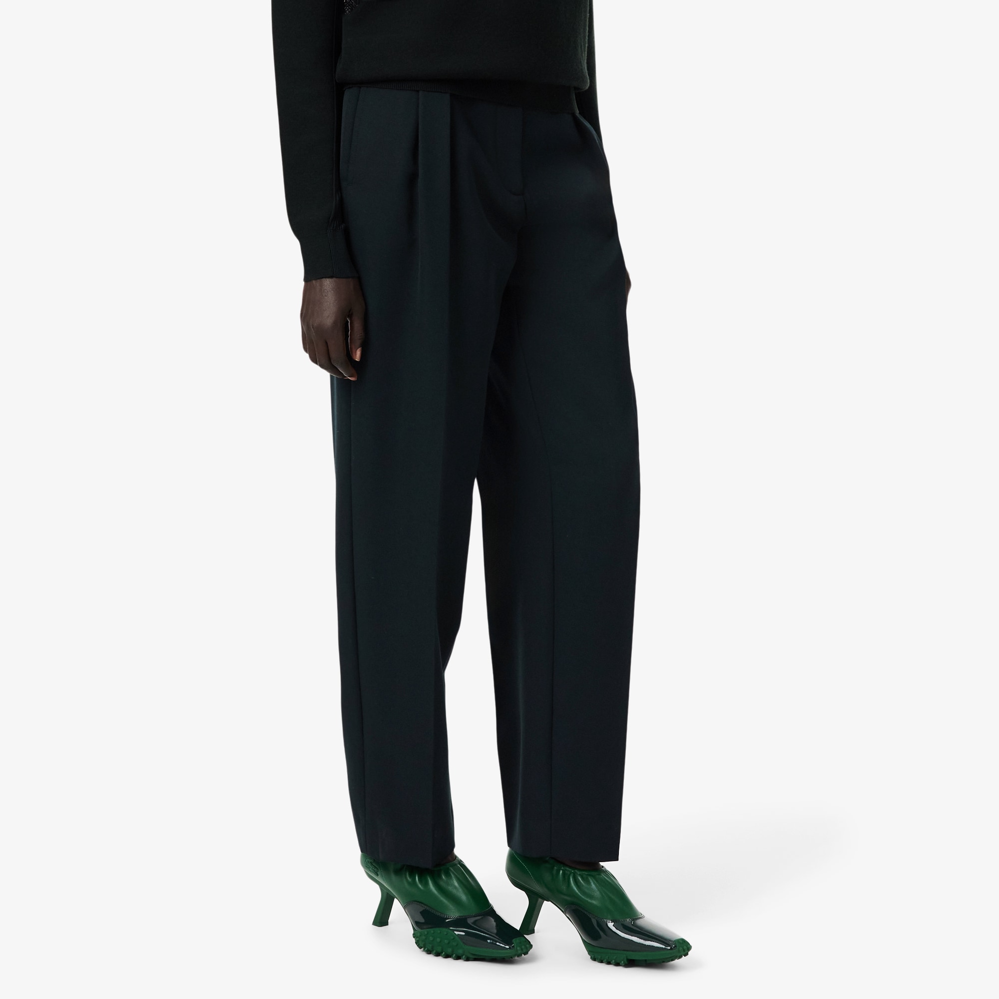Runway Straight Fit Tailored Wool Pants image number 1