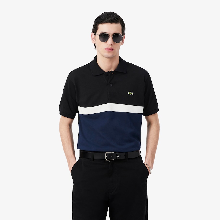 Classic Fit Colour-Block Petit Piqu&eacute; Polo Shirt image number 0