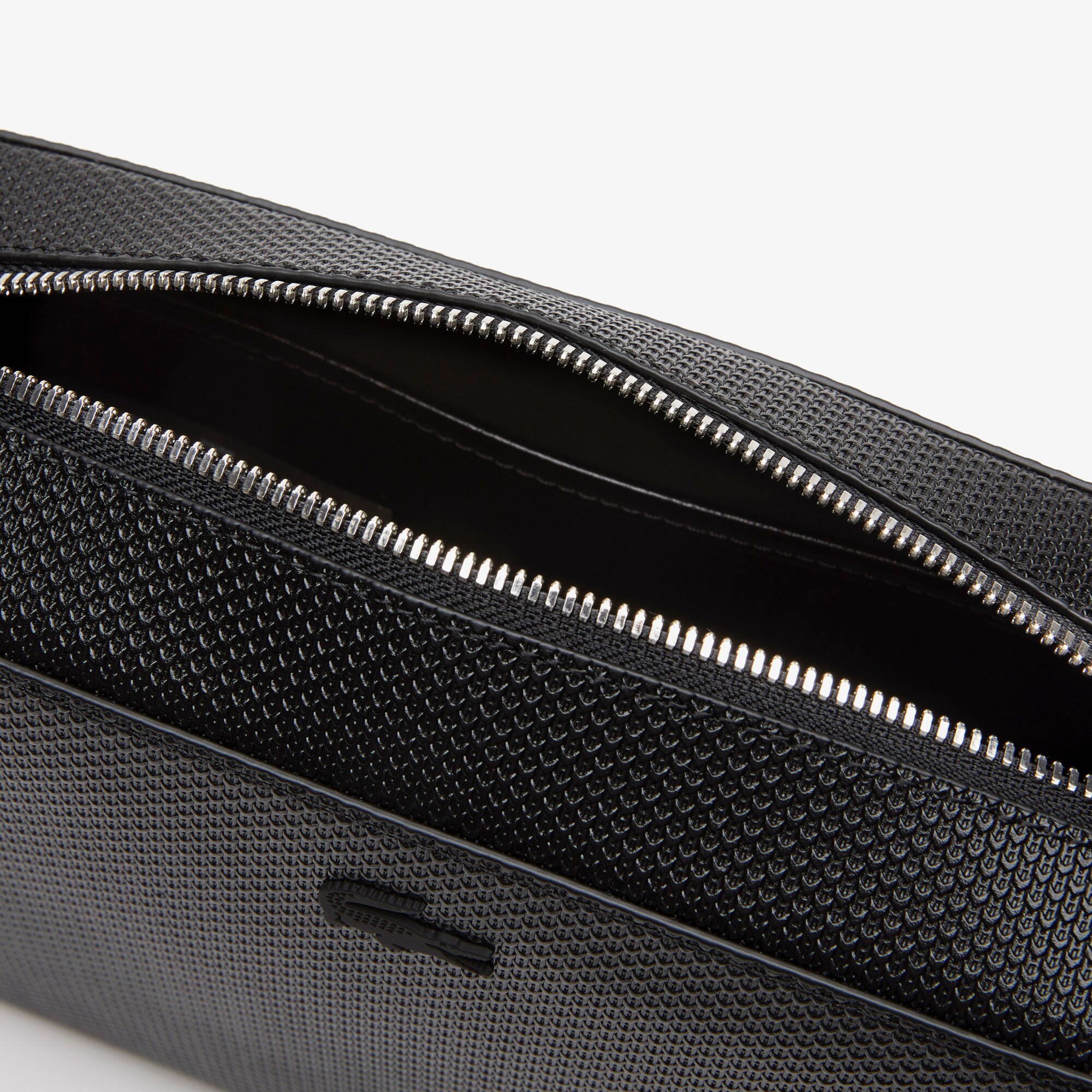 Women’s Lacoste Chantaco Calfskin Leather Pouch Purse image number 3