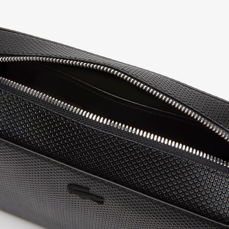 Women’s Lacoste Chantaco Calfskin Leather Pouch Purse image number 3