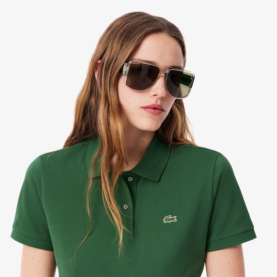 Women's Lacoste Regular Fit Soft Cotton Petit Piqué Polo Shirt image number 1