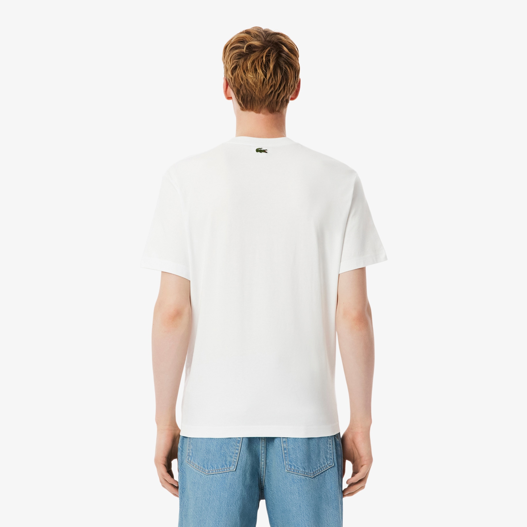 Tennis Court Print Cotton T-shirt image number 2